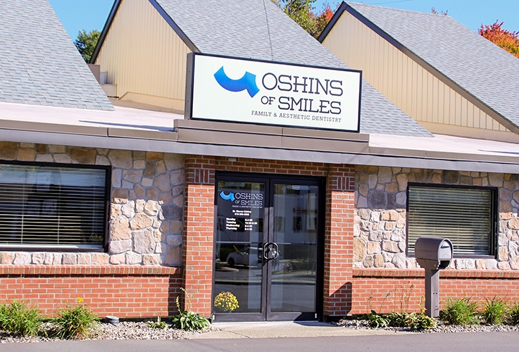 Oustide view of Oshins of Smiles dental office building